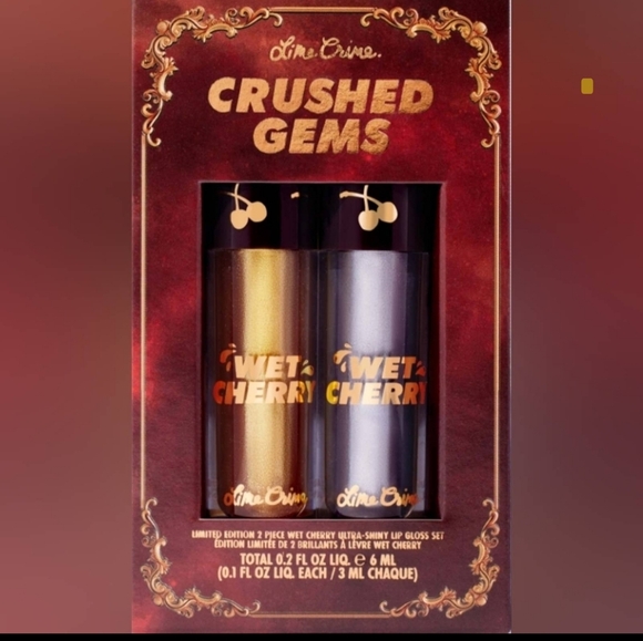 Lime Crime Other - NIB Lime Crime Holiday Release Crushed Gems Lipgloss Duo